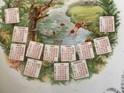 1910 Calendar Plate The Old Swimming Hole James Whitcomb Riley Poem Summertime