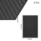 Abs Plastic Sheet 12 X 8 Inch  1 12 Inch Carbon Fiber Black Plastic Sheet 2 Pcs