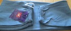Men Sweatpants Members Mark Heather Blue 2 Pocket Drawstring 50 50 Cotton poly