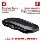 Yakima Cbx 16 Roof Top Cargo Rugged Carrier Box  Fits Streamline Crossbar  Black