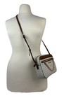 Nwt Michael Kors Jet Set Item Large East West Zip Chain Crossbody  Vanilla brown