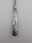 Antique Tift   Whiting Sterling Or Coin Silver Folding Pocket Knife Flowers   