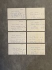Lot Of  8  New York Rangers Player Autographs On 3x5 Index Cards Carpenter  7