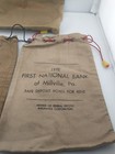 Vintage Cloth Bank Bags Lot