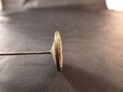 Round Mop Carved Like Flower Hatpin Stick Pin Vintage Victorian Style 6 l 9 16 w