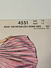 Mccall s 4551 Dress Full Skirt Sewing Pattern Vtg 50 s Uc Ladies 14 Square Neck