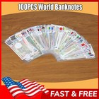 100 Pieces Of World Different Paper Banknotes Collection  Unc new Banknotes Us