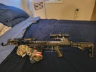 Compound Hunting Crossbow W  Scope  Bolts  Adjustable Stock 200 Lb 425 Fps