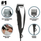 Wahl Chrome Pro  Corded Hair Clipper Kit For Men Or Women  Black chrome -  9670-