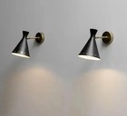 Pair Of Italian Wall Light Sconce Back Brass Wall Light Fixture  Handmade