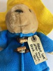 Vintage Sears Paddington Bear Baby Pull String Musical Crib Plush Toy - New