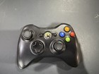 Official Microsoft Xbox 360 Black Wireless Controller    Works Great  Authentic 