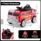 Kids Ride On Police Car 12v Battery Powered Electric Vehicle With 3 Speeds