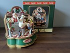 2 Vintage Coca Cola Musical Collection Santa s Soda Fountain Dear Santa Please