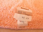 4 Pc Vintage Cannon Peach Lace Trim Bath Hand Towel Washcloths-appear Unused 