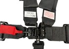 Sfi Date 2026 Black 5 Point 3  Wide Safety Race Harness Seat Belt Kit Sfi 16 1