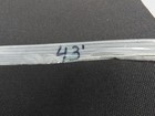 12 w X 43  Nylon Fabric Top Rubber Conveyor Belt 3-ply Black 9 64 thick