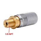 Paintball Pcp 1 8  Npt Male Thread Coupler Hpa Co2 Air Tank Refill Connector    