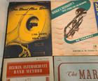 Vtg Band Method Lesson Music Lot  17 Trumpet Sax   Books Belwin Weber 1930-50s