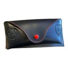 Black Soft Leather Case W  Cloth   Box For Rayban Ferrari Sunglasses Eyeglasses
