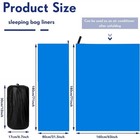 Ultra Lightweight Polar Fleece Sleeping Bag Liner Warm Travel Camping Adult Shee