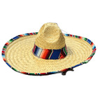 Traditional Sombrero With Serape Band