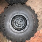 4x Duratrax Munition Mt 2 8  Monster Truck Tires On 12mm Hex Wheels Axial Smt10