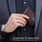 Rfid Men s Leather Slim Bifold Money Clip Wallet Front Pocket Credit Card Holder