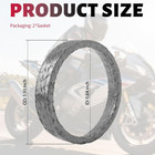 2pcs Compatible With Harley Exhaust Gasket motorcycle Exhausts Flange Gasket Rep