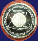 1975 Turks And Caicos   Silver 10 Crowns   Km-7   Age Of Exploration Cameo Proof