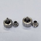 For Omega Seamaster Watch 6 5mm 7 0mm Locking Handle Crowns With Tube Silver