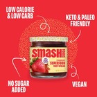 Smash Foods  Strawberry Jam  No Sugar Added  Low-calorie  Vegan  1 Jar     