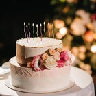 Twisty Birthday Candles 12 Pcs Gold Birthday Candles For Cake Spiral Cake Candle