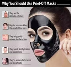 Purifying Black Peel Off Mask Facial Cleansing Blackhead Remover Charcoal 120 Ml