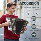 Accordion - 22 Key 8 Bass  Professional   Beginner Keyboard Accordion With Ad   