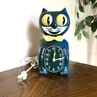 Vintage Kit Cat Klock D8 California Clock Co  Electric Tested Works No Tail Usa