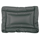 Charcoal Dog Beds Water Resistant Nylon Crate Mat Indoor Outdoor Use Pick Size