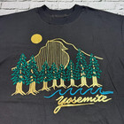Nwt Vintage Yosemite National Park Black Nature Single Stitch T Shirt Mens Xl
