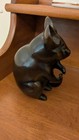 Vintage Japanese Okimono Bronze Mouse