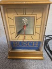 Vintage Busch Beer Promotional Electric Mantle Clock