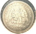 Mexico 1884 Al 25 Centavos Km 406 Vf 
