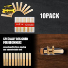 10 Pack Bb Clarinet Reeds 2 5 Strength For Beginner And Player  Thinner Reed Tip