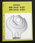 Genuine Stihl Br Sr 340 420 Backpack Blower Parts List Catalog   Service Manual