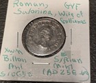 Roman Salonina  Clasping Hands With Gallienus Silver Rare Ancient Roman Coin 