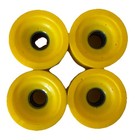 Orangatang In Heat 75mm 86a 4 Pack Longboard Wheels Yellow