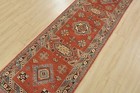 Kazak Runner 2   7    X 7   7    Red Wool Tribal Hand-knotted Oriental Rug