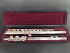 Yamaha Yfl-221sii Flute Nickel Silver Musical Instrument Hard Case Used Japan