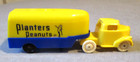1950-pyro- Diecast Toy-planters-peanuts- Cab   Trailer  Truck Toy 5 5  Mr Peanut