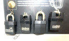 Medeco Retail Display  High Security Lock System Series 4 Keyed Alike Padlocks