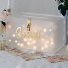Frosted Acrylic Wedding Card Box With Lock  Large Gift Card Box For Wedding R   
